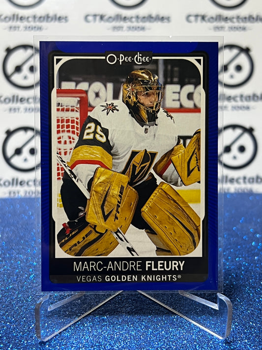 2021-22 O-PEE-CHEE MARC-ANDRE FLEURY # 461 BLUE VEGAS GOLDEN KNIGHTS HOCKEY CARD