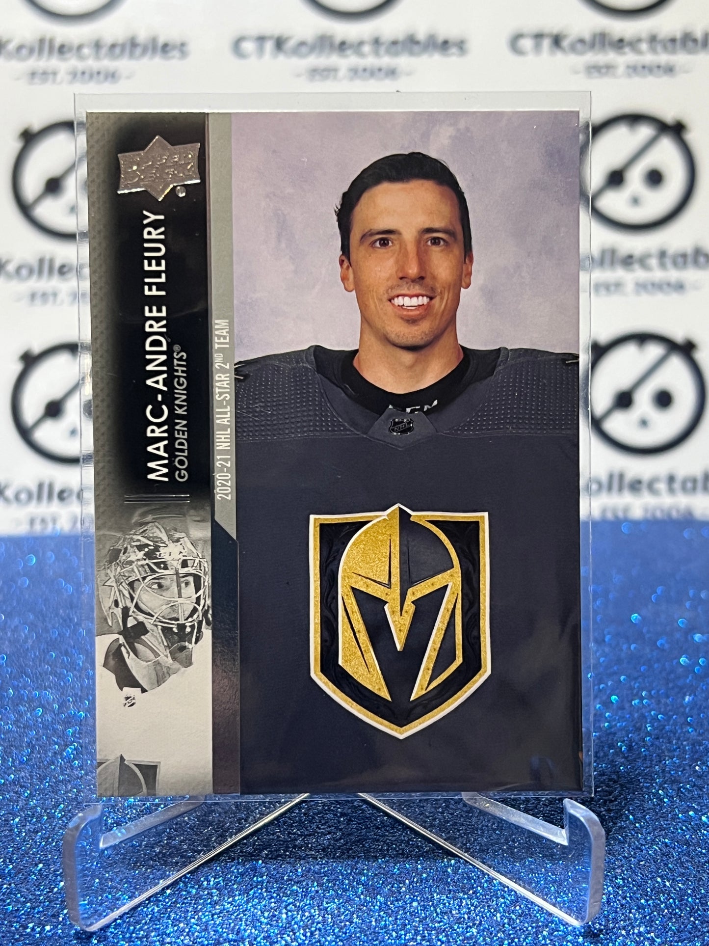 2021-22 UPPER DECK MARC-ANDRE FLEURY # 678 VEGAS GOLDEN KNIGHTS HOCKEY CARD
