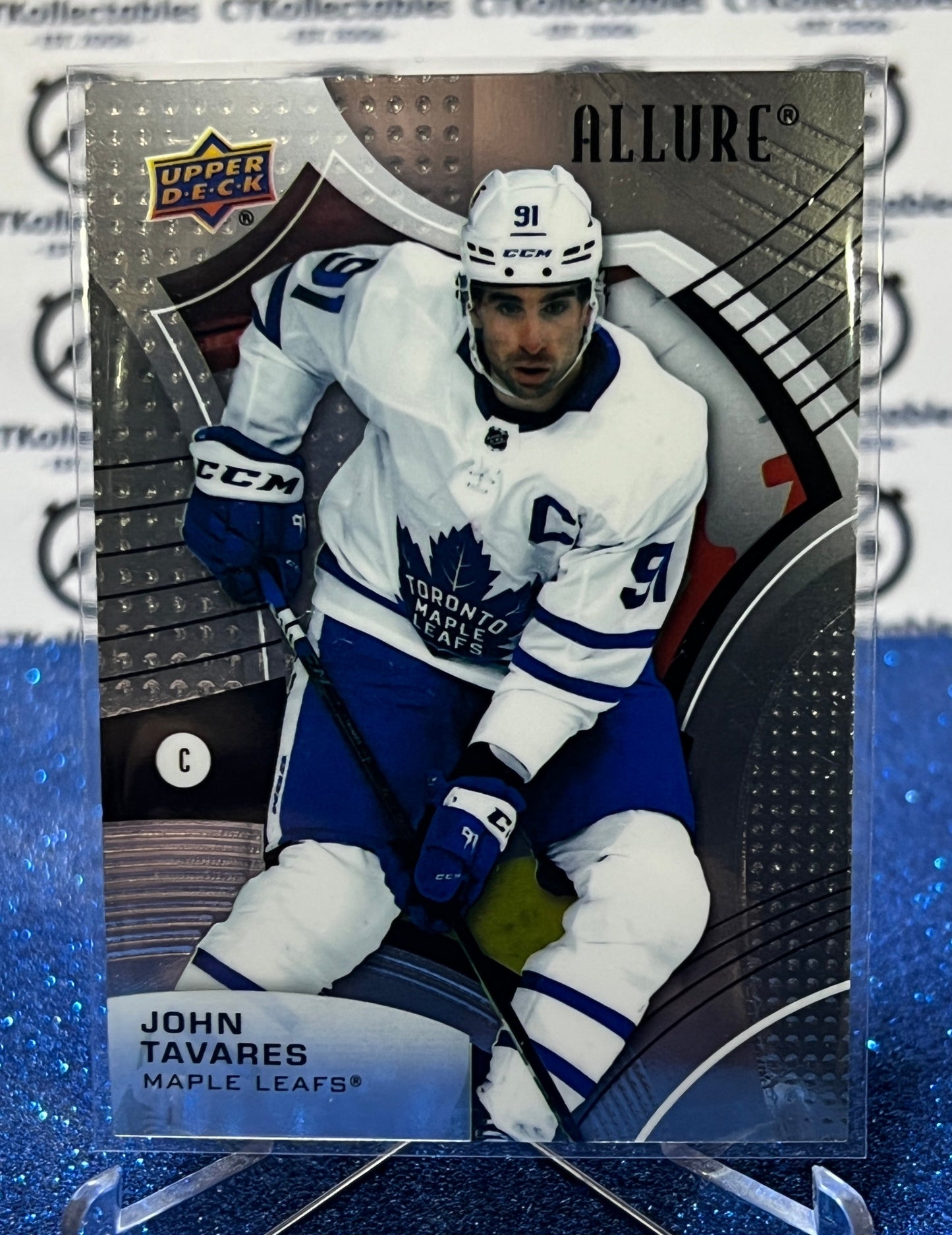 2021-22 UPPER DECK ALLURE JOHN TAVARES # 44 TORONTO MAPLE LEAFS NHL HOCKEY CARD