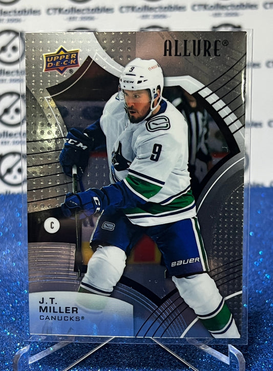 2021-22 UPPER DECK ALLURE L.T. MILLER # 26 RED RAINBOW AUTO VANCOUVER CANUCKS NHL HOCKEY CARD