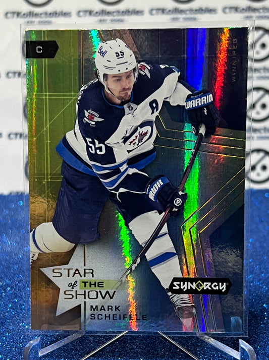 2021-22 UPPER DECK ALLURE MARK SCHEIFELE # SOS-13 STAR OF THE SHOW WINNIPEG JETS  NHL HOCKEY CARD