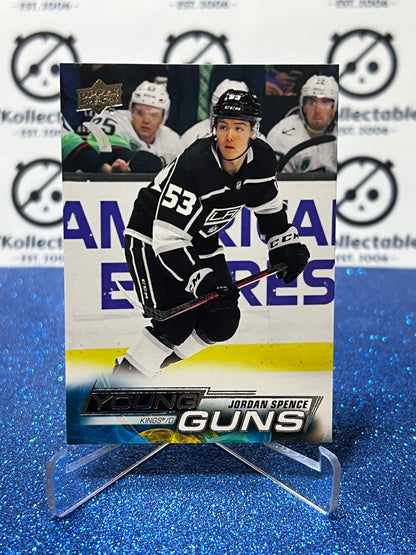 2022-23 UPPER DECK JOEDAN SPENCE # 238 RC YOUNG GUNS LA KINGS HOCKEY CARD