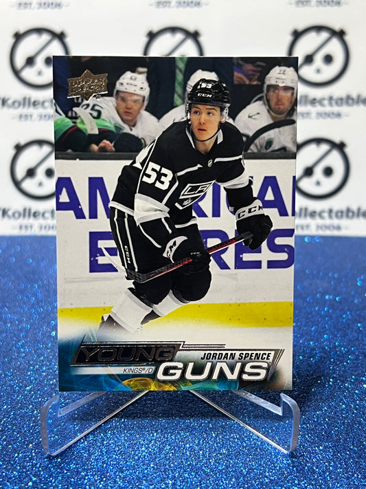 2022-23 UPPER DECK JOEDAN SPENCE # 238 RC YOUNG GUNS LA KINGS HOCKEY CARD