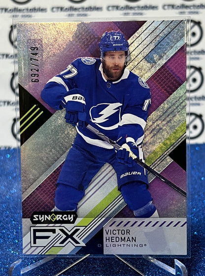 2021-22 UPPER DECK SYNERGY VICTOR HEDMAN # FX-VH / 749 TAMPA BAY LIGHTNING  NHL HOCKEY CARD