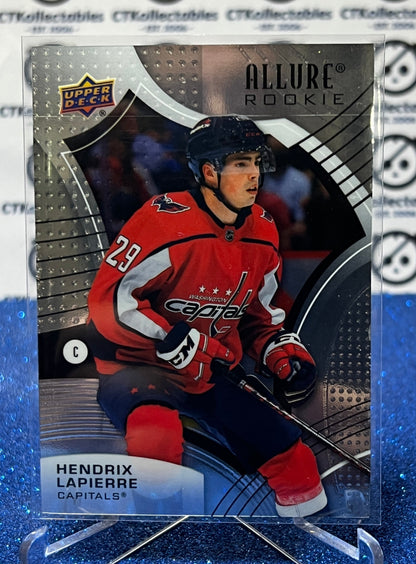 2021-22 UPPER DECK ALLURE HENDRIX LAPIERRE # 103 ROOKIE WASHINGTON CAPITALS  NHL HOCKEY CARD