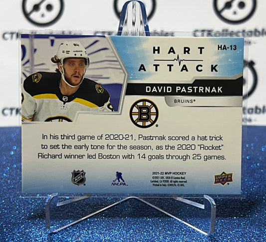 2021-22 UPPER DECK DAVID PASTRNAK # HA-13 HART ATTACK BOSTON BRUINS HOCKEY CARD