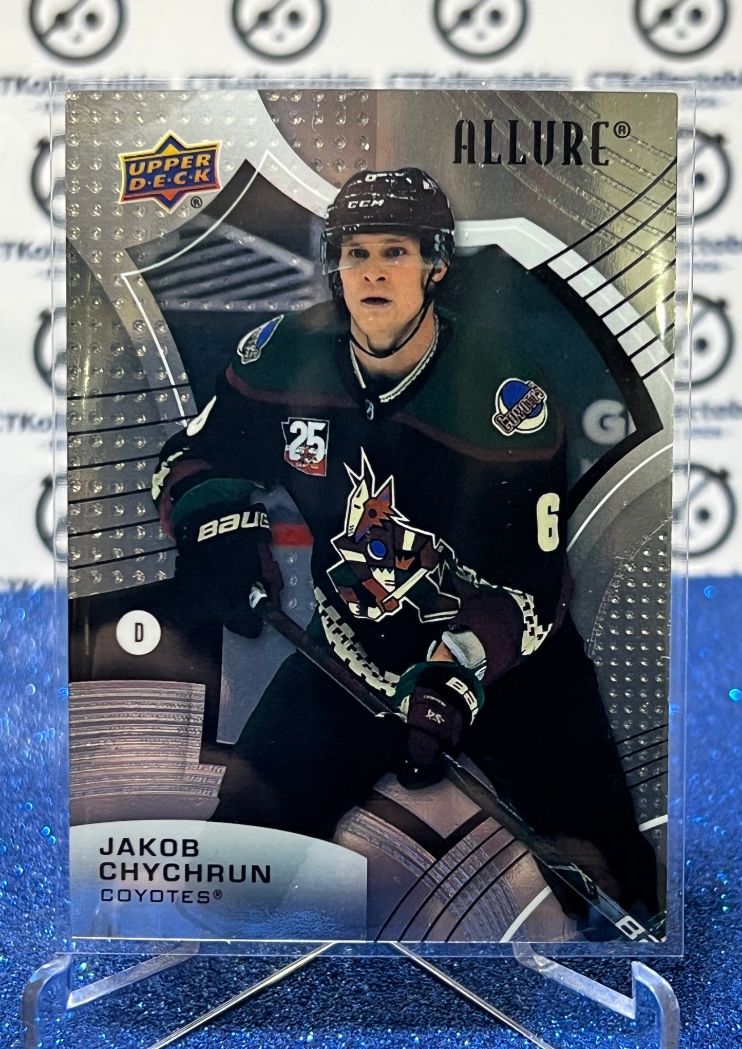 2021-22 UPPER DECK ALLURE JAKOB CHYCHRUN # 88 ARIZONA COYOTES NHL HOCKEY CARD