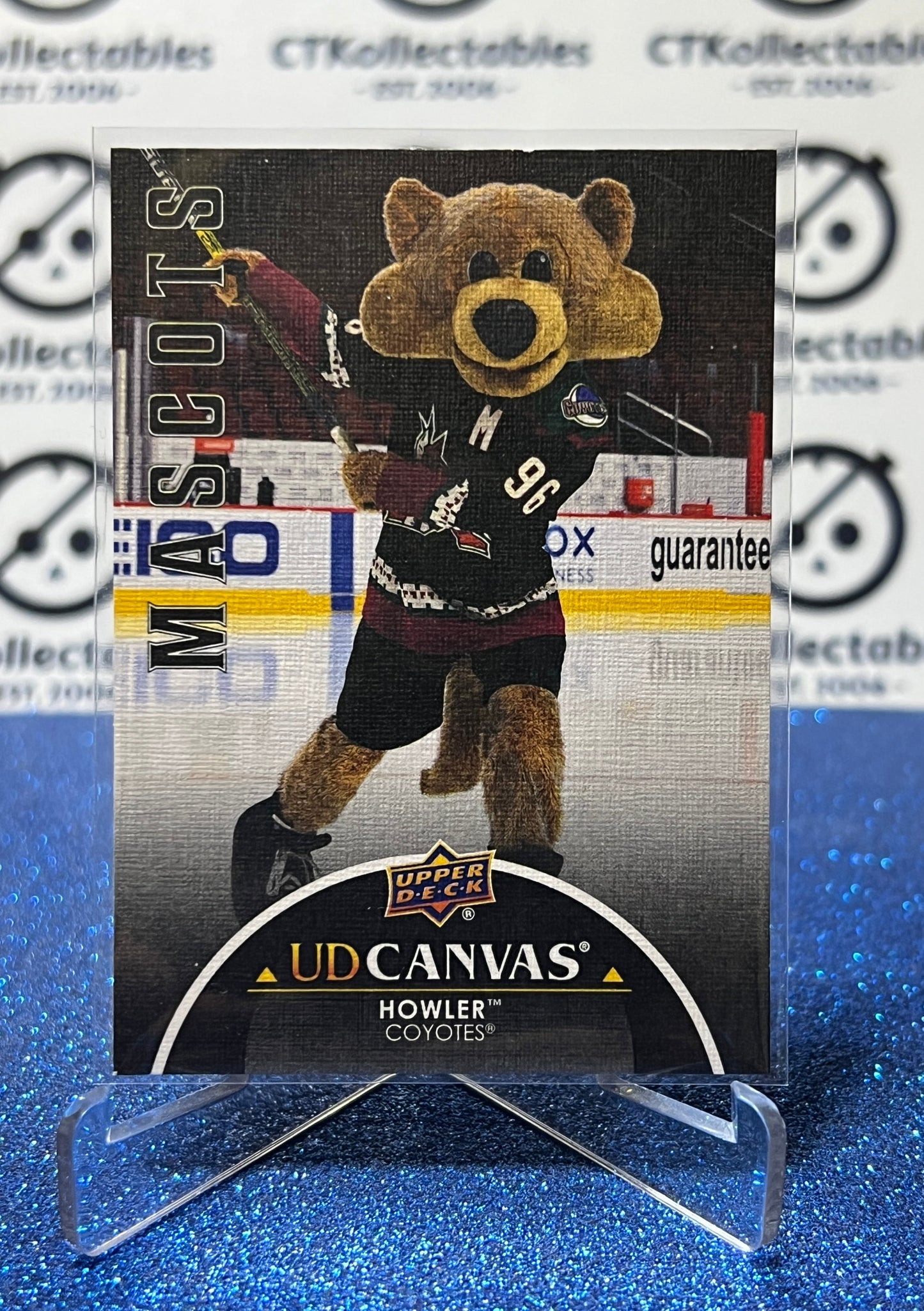 2021-22 UPPER DECK HOWLER # C392 UD CANVAS MASCOTS  ARIZONA COYOTES HOCKEY CARD