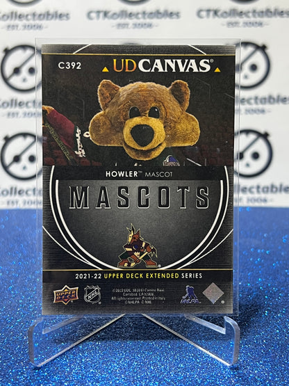 2021-22 UPPER DECK HOWLER # C392 UD CANVAS MASCOTS  ARIZONA COYOTES HOCKEY CARD
