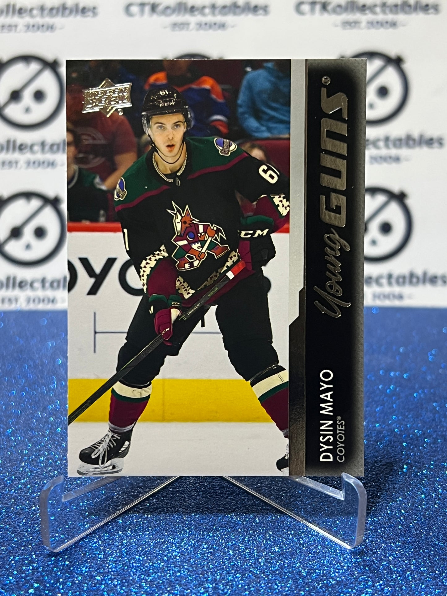 2021-22 UPPER DECK DYSIN MAYO # 479 YOUNG GUNS RC ARIZONA COYOTES HOCKEY CARD