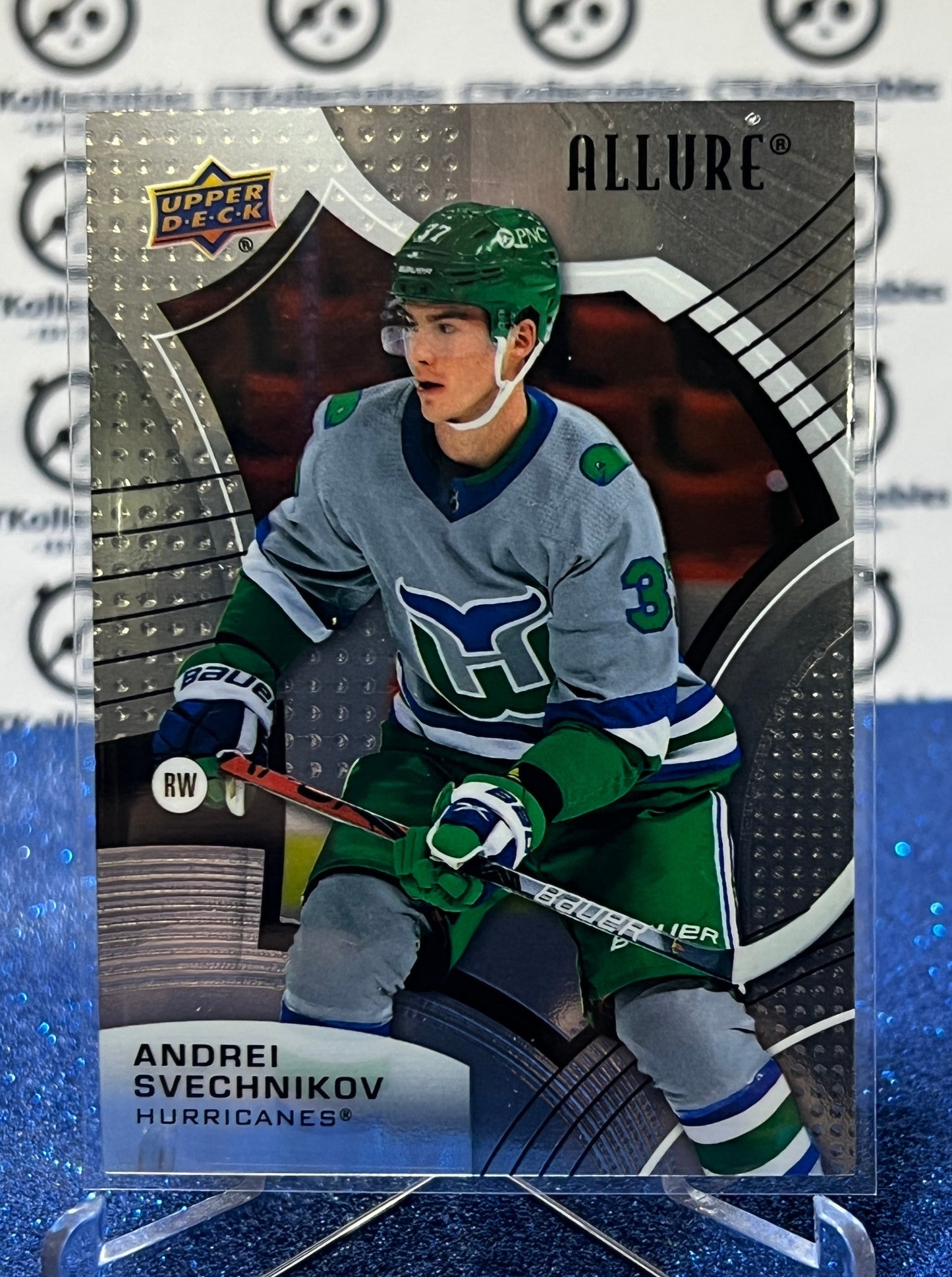 2021-22 UPPER DECK ALLURE ANDREI SVECHNIKOV # 72 CAROLINA HURRICANES NHL HOCKEY CARD