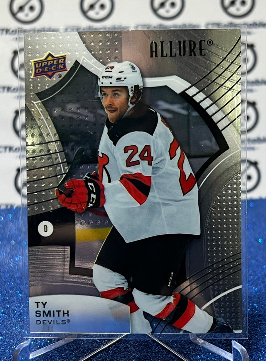 2021-22 UPPER DECK ALLURE TY SMITH # 57 ROOKIE NEW JERSEY DEVILS NHL HOCKEY CARD