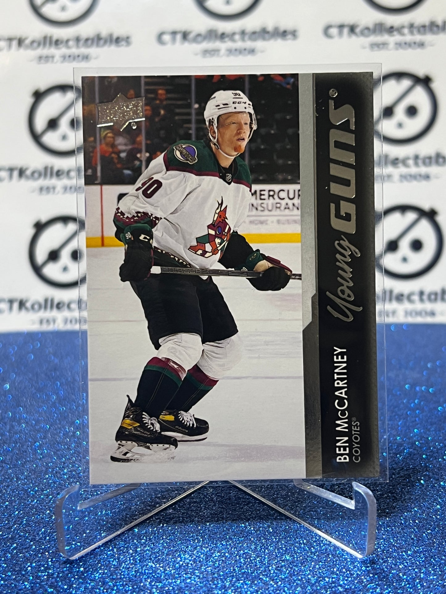 2021-22 UPPER DECK BEN McCARTNEY # 723 YOUNG GUNS RC ARIZONA COYOTES HOCKEY CARD