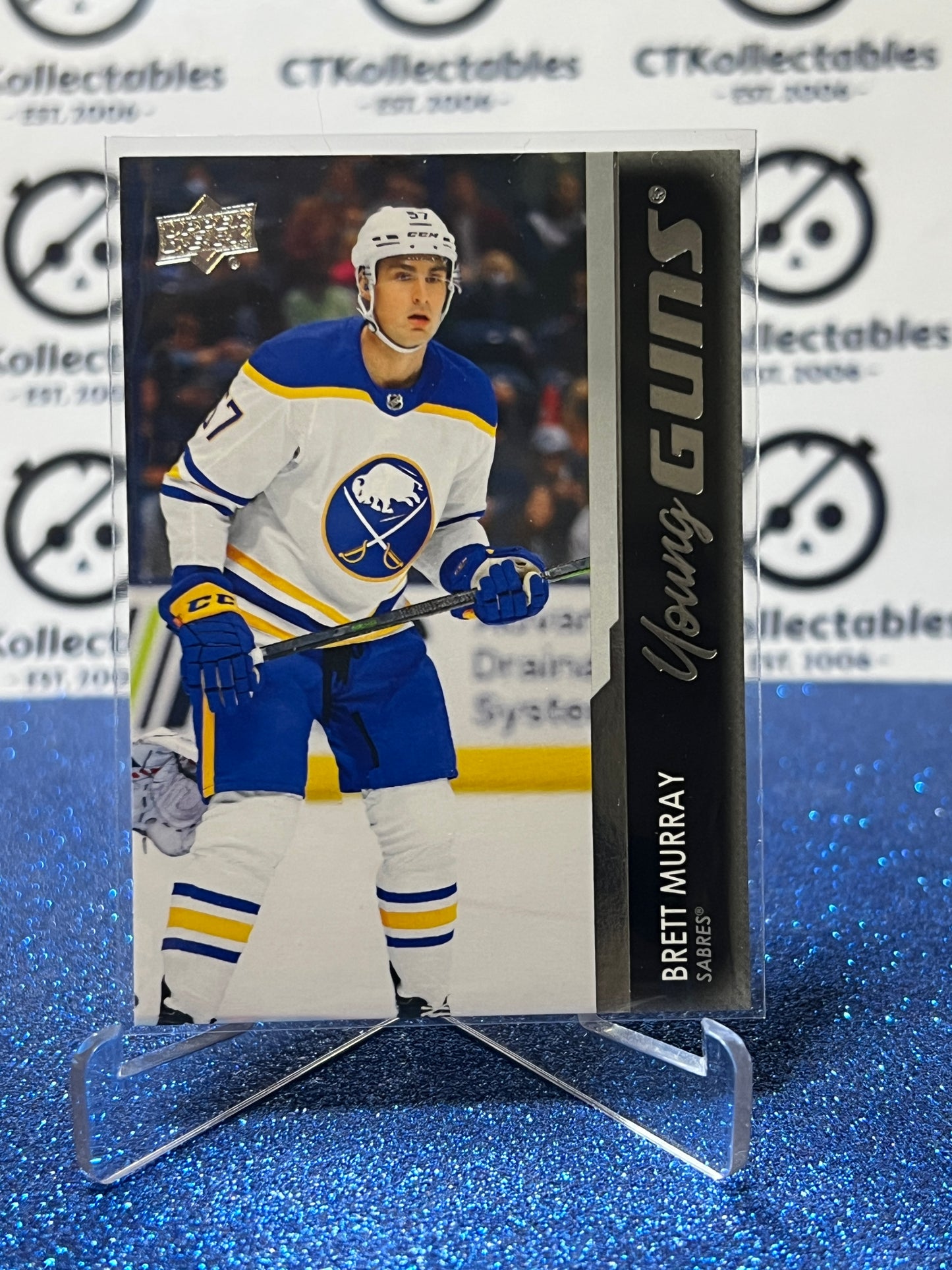 2021-22 UPPER DECK BRETT MURRAY # 455 YOUNG GUNS RC BUFFALO SABRES HOCKEY CARD