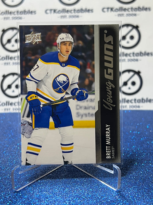2021-22 UPPER DECK BRETT MURRAY # 455 YOUNG GUNS RC BUFFALO SABRES HOCKEY CARD
