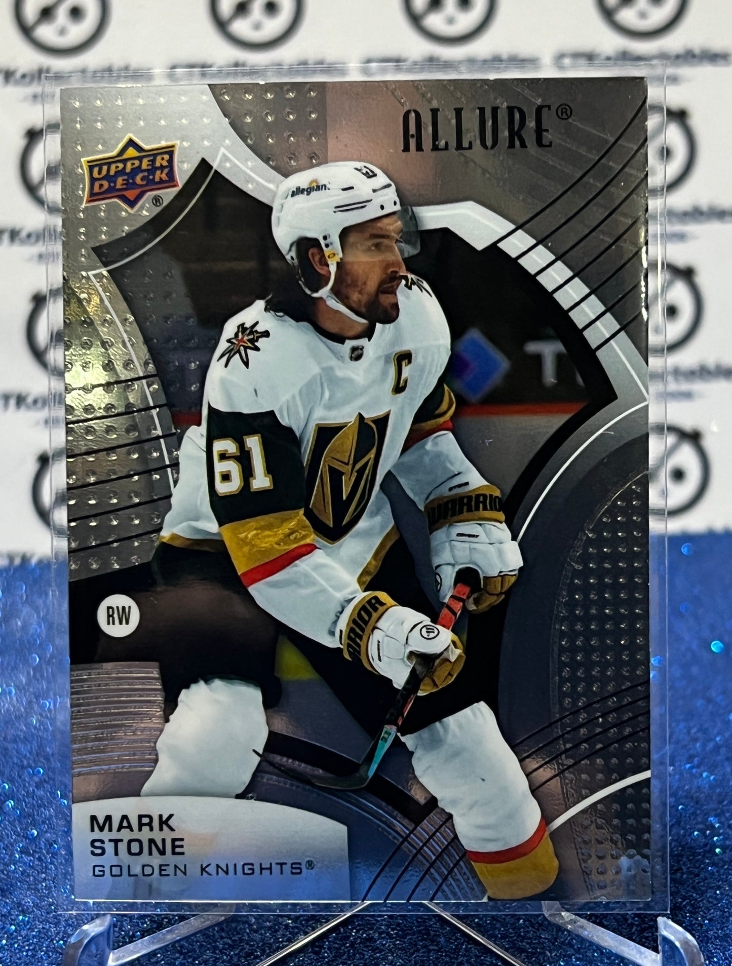 2021-22 UPPER DECK ALLURE MARK STONE # 98 VEGAS GOLDEN KNIGHTS NHL HOCKEY CARD