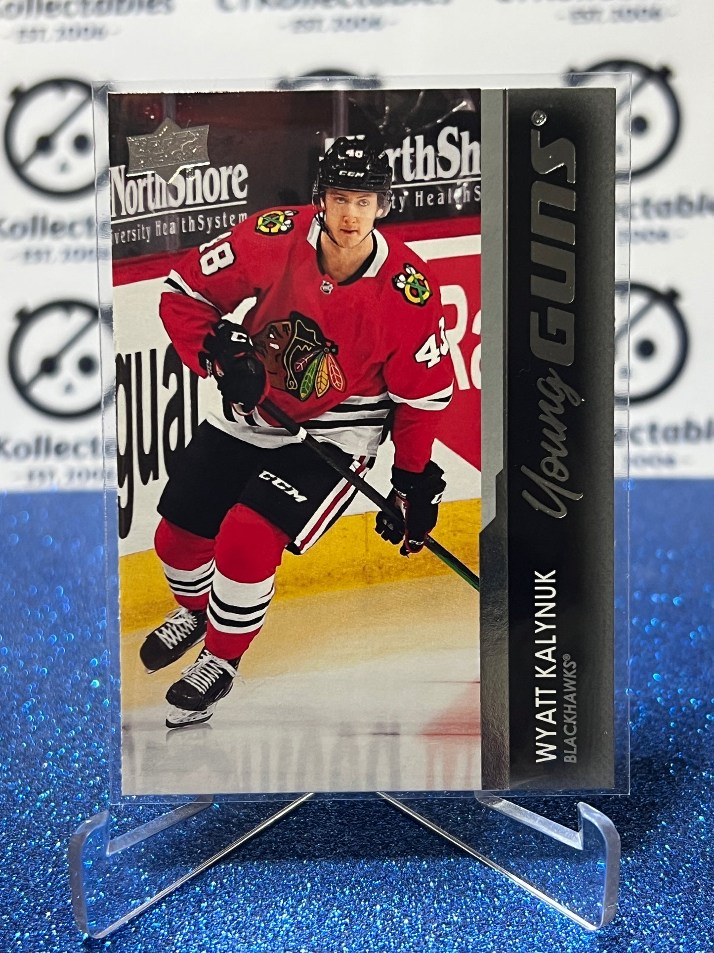 2021-22 UPPER DECK WYATT KALYNUK # 213 RC YOUNG GUNS CHICAGO BLACKHAWKS HOCKEY CARD