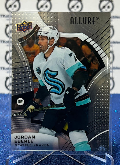 2021-22 UPPER DECK ALLURE JORDAN EBERLE # 67 SEATTLE KRAKEN NHL HOCKEY CARD