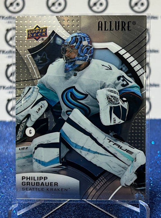 2021-22 UPPER DECK ALLURE PHILIPP GRUBAUER # 92 SEATTLE KRAKEN NHL HOCKEY CARD