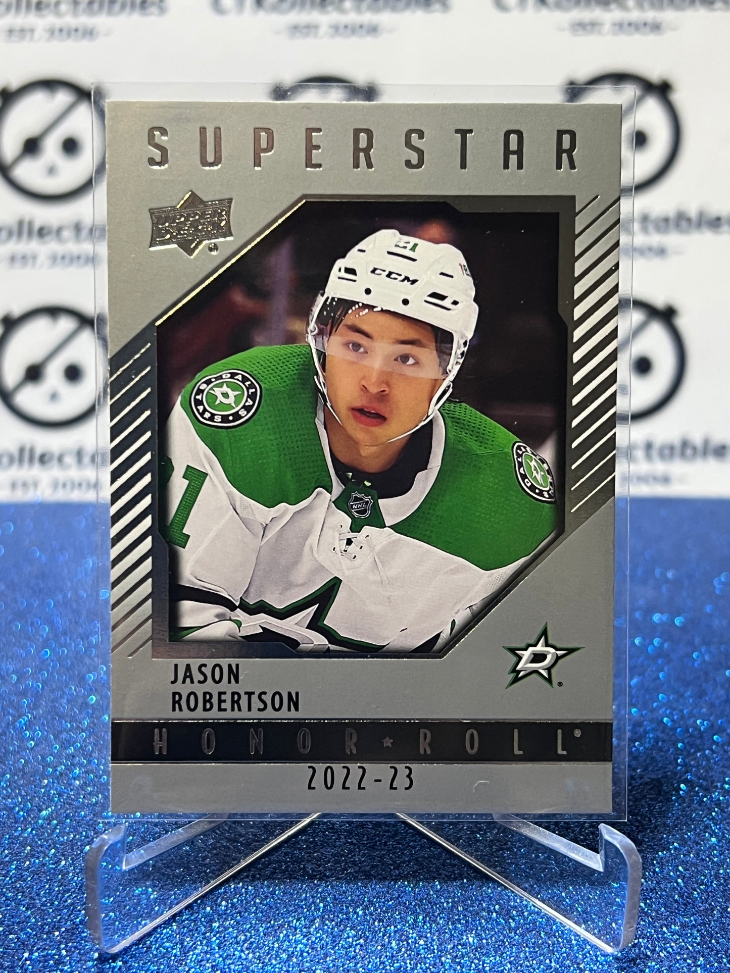 2022-23 UPPER DECK JASON ROBERTSON  # HR-24 DALLAS STARS HOCKEY CARD