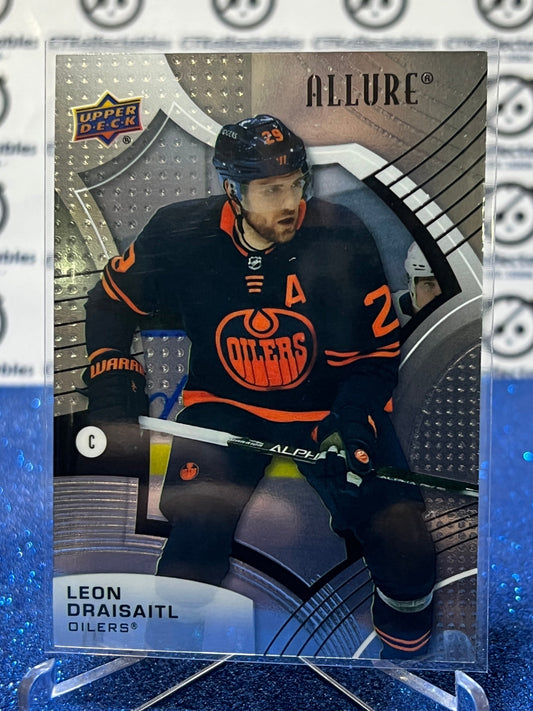 2021-22 UPPER DECK ALLURE LEON DRAISAITL # 52 EDMONTON OILERS NHL HOCKEY CARD