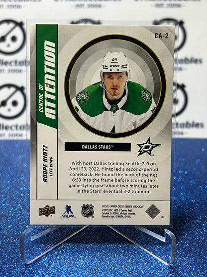 2022-23 UPPER DECK ROOPE HINTZ # CA-2 DALLAS STARS HOCKEY CARD