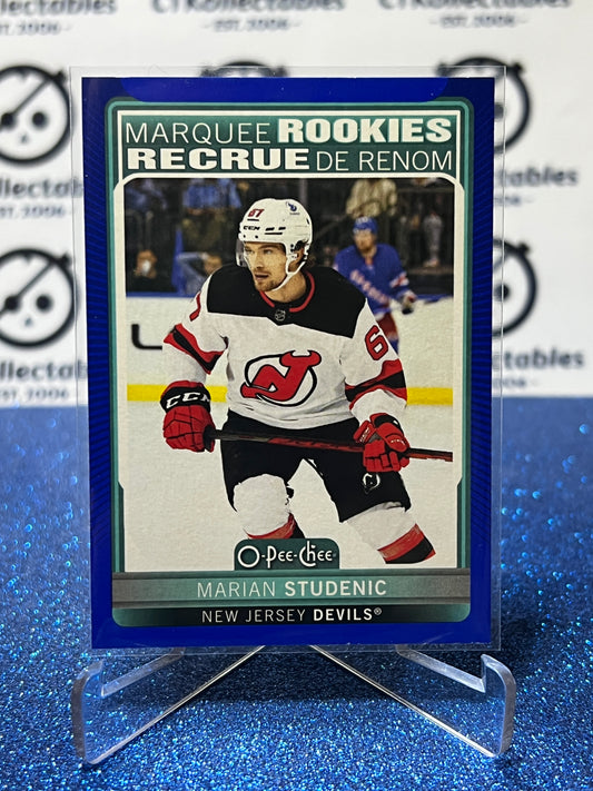 2021-22 O-PEE-CHEE MARIAN STUDENIC # 634 MARQUEE ROOKIES NEW JERSEY DEVILS HOCKEY CARD