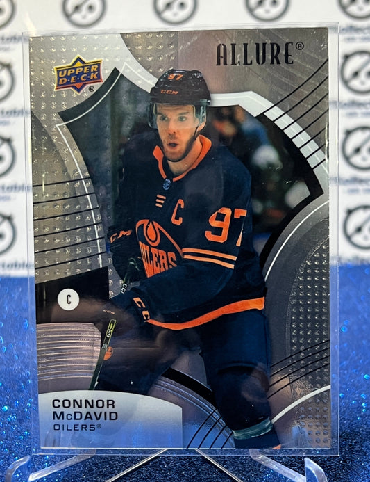 2021-22 UPPER DECK ALLURE CONNOR McDAVID # 97 EDMONTON OILERS NHL HOCKEY CARD