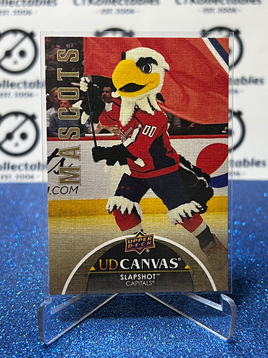 2021-22 UPPER DECK SLAPSHOT MASCOUTS # C419 UN CANVAS WASHINGTON CAPITALS HOCKEY CARD