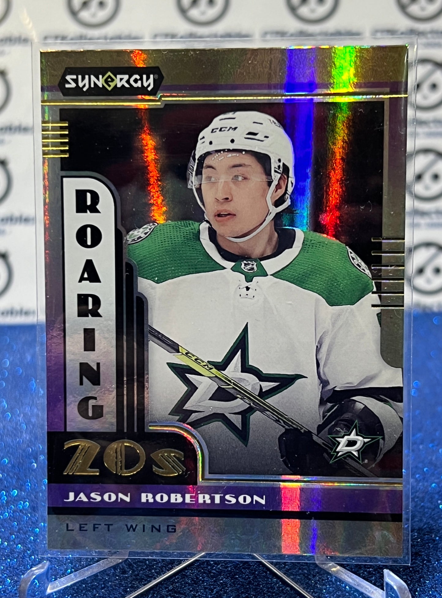 2021-22 UPPER DECK SYNERGY JASON ROBERTSON # R20-15 ROARING 20'S DALLAS STARS NHL HOCKEY CARD