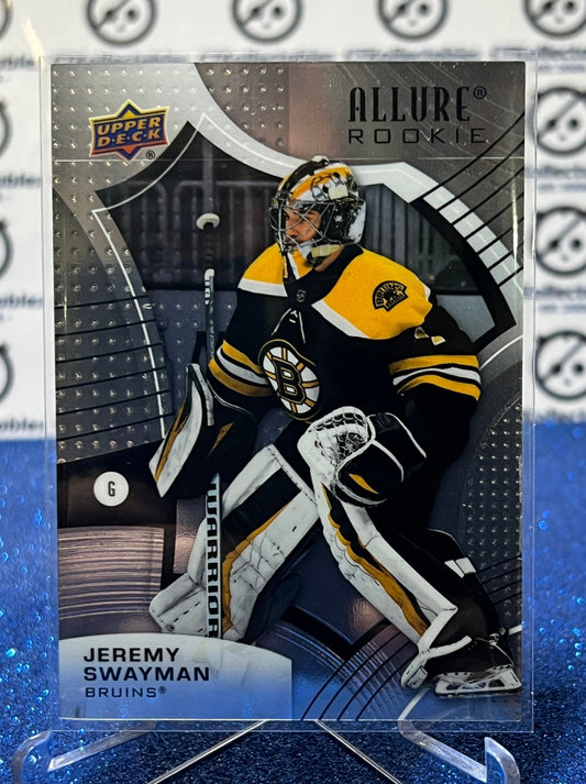 2021-22 UPPER DECK ALLURE JEREMY SWAYMAN # 146 ROOKIE BOSTON BRUINS NHL HOCKEY CARD