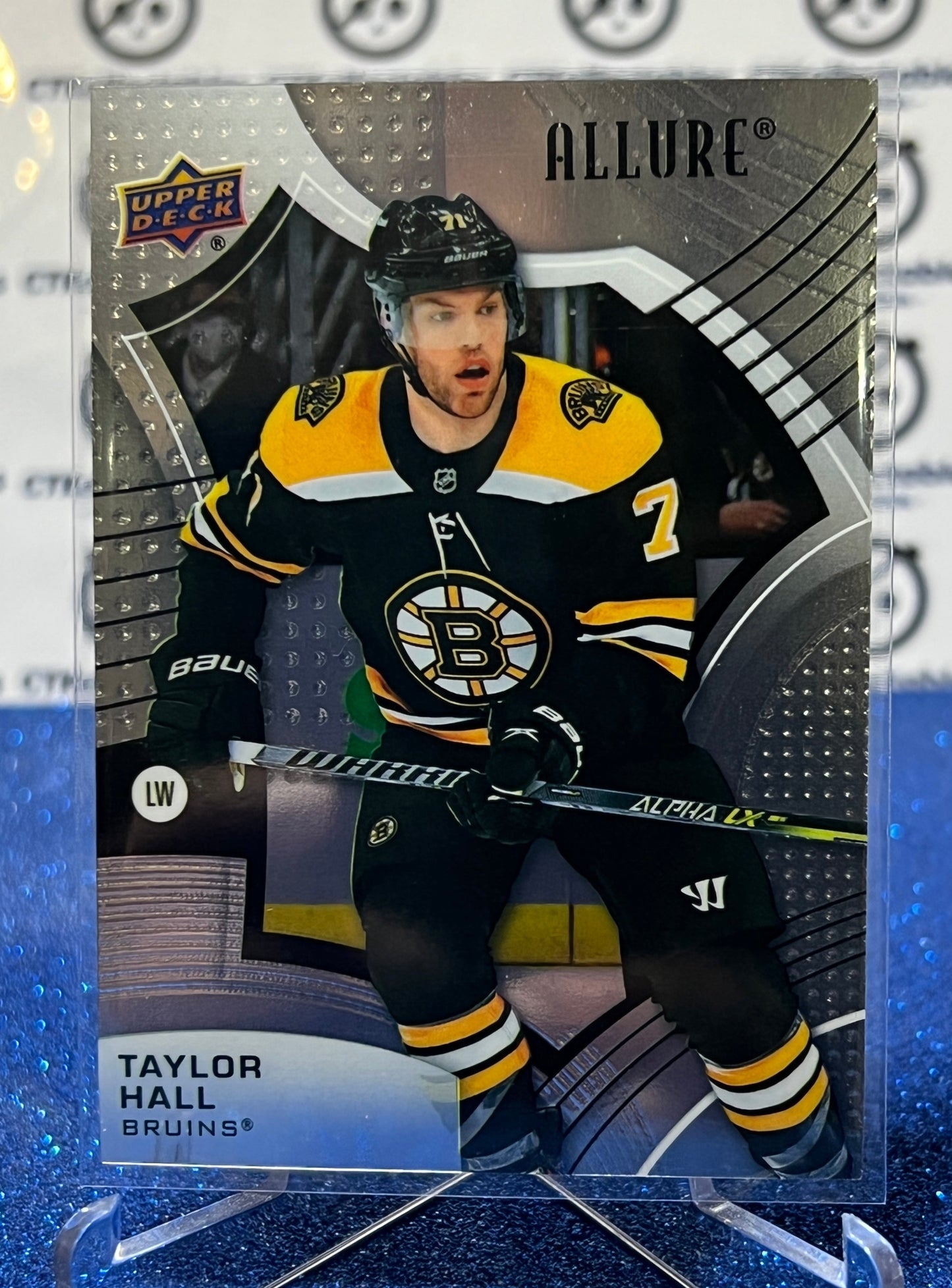 2021-22 UPPER DECK ALLURE TAYLOR HALL # 73 BOSTON BRUINS NHL HOCKEY CARD