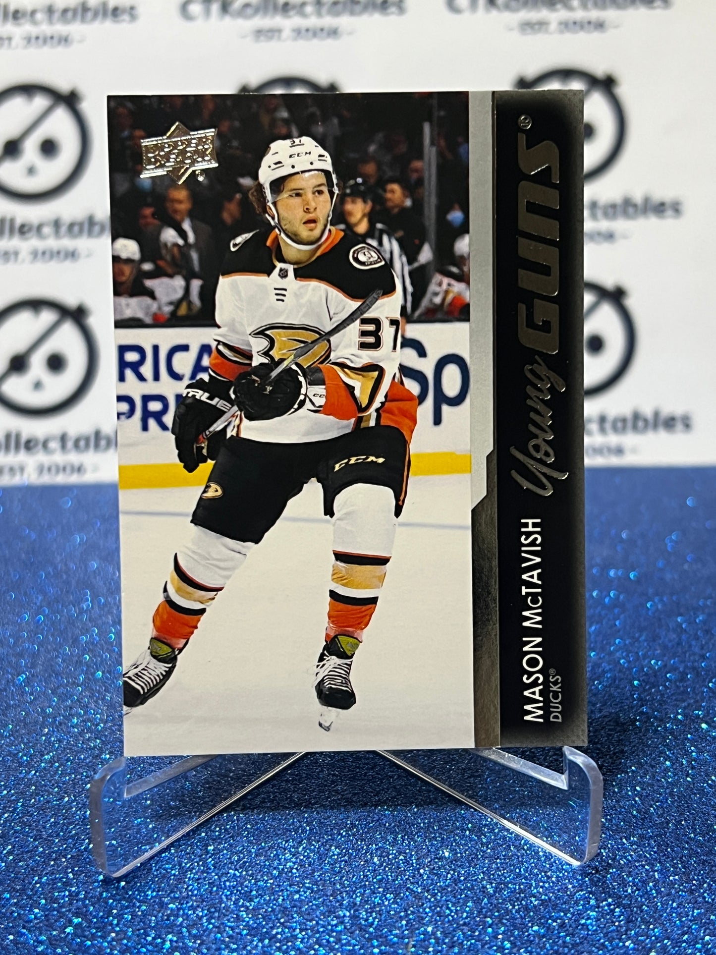 2021-22 UPPER DECK MASON McTAVISH # 451 RC YOUNG GUNS ANAHEIM DUCKS CARD