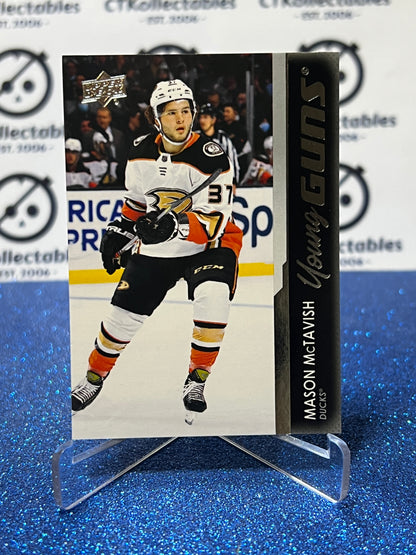 2021-22 UPPER DECK MASON McTAVISH # 451 RC YOUNG GUNS ANAHEIM DUCKS CARD