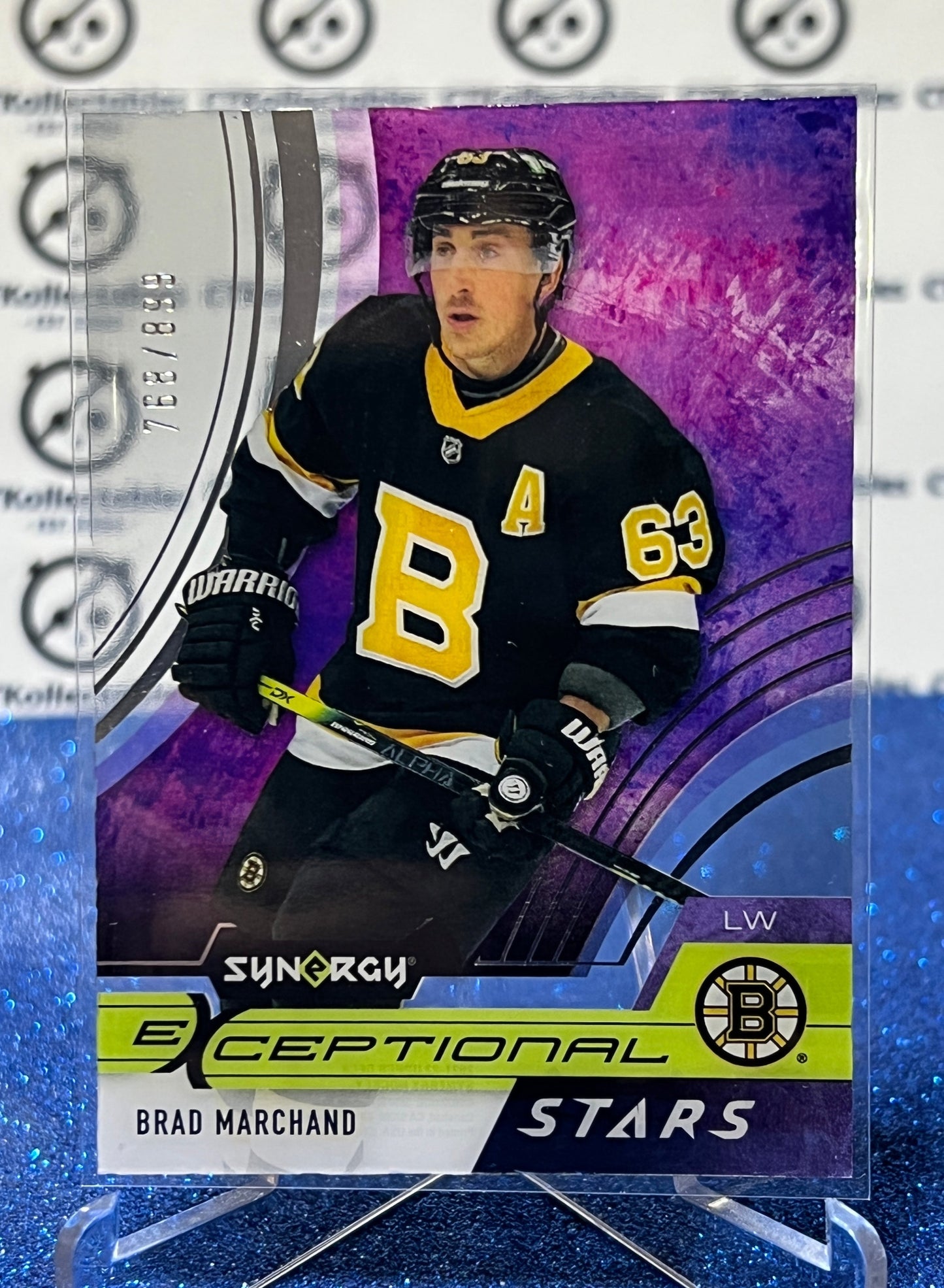 2021-22 UPPER DECK SYNERGY BRAD MARCHAND # ES-BM / 899 BOSTON BRUINS NHL HOCKEY CARD