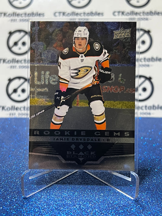 2021-22 UPPER DECK JAMIE DRYSDALE # BD-37 RC BLACK DIAMOND ANAHEIM DUCKS HOCKEY CARD