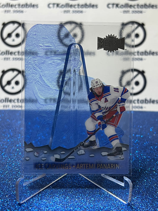 2021-22 SKYBOX ARTEMI PANARIN # IC-6 ICE CARVINGS  NEW YORK RANGERS HOCKEY CARD