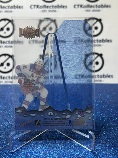 2021-22 SKYBOX ARTEMI PANARIN # IC-6 ICE CARVINGS  NEW YORK RANGERS HOCKEY CARD