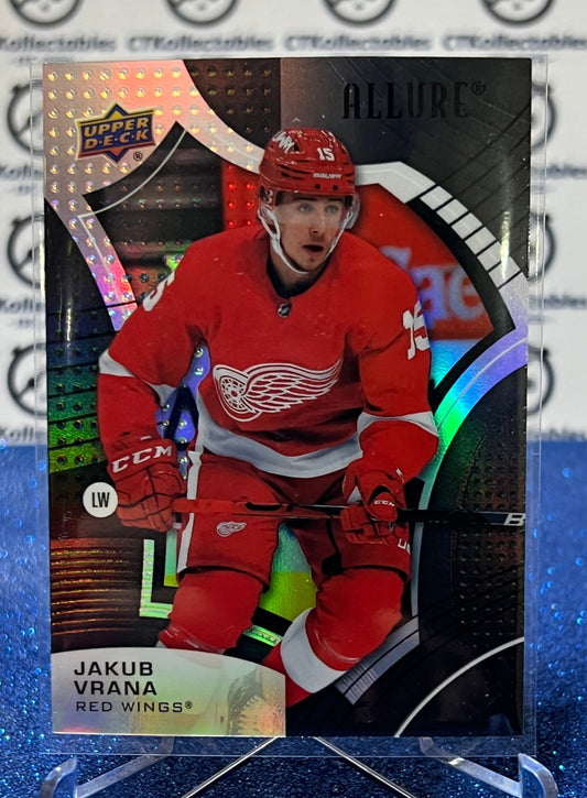 2021-22 UPPER DECK ALLURE JAKUS VRANA # 63 BLACK RAINBOW  DETROIT RED WINGS NHL HOCKEY CARD