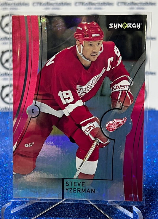 2021-22 UPPER DECK SYNERGY STEVE YZERMAN # 74  DETROIT RED WINGS NHL HOCKEY CARD