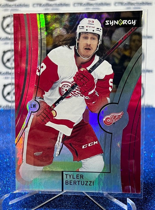 2021-22 UPPER DECK SYNERGY TYLER BERTUZZI # 20 DETROIT RED WINGS NHL HOCKEY CARD