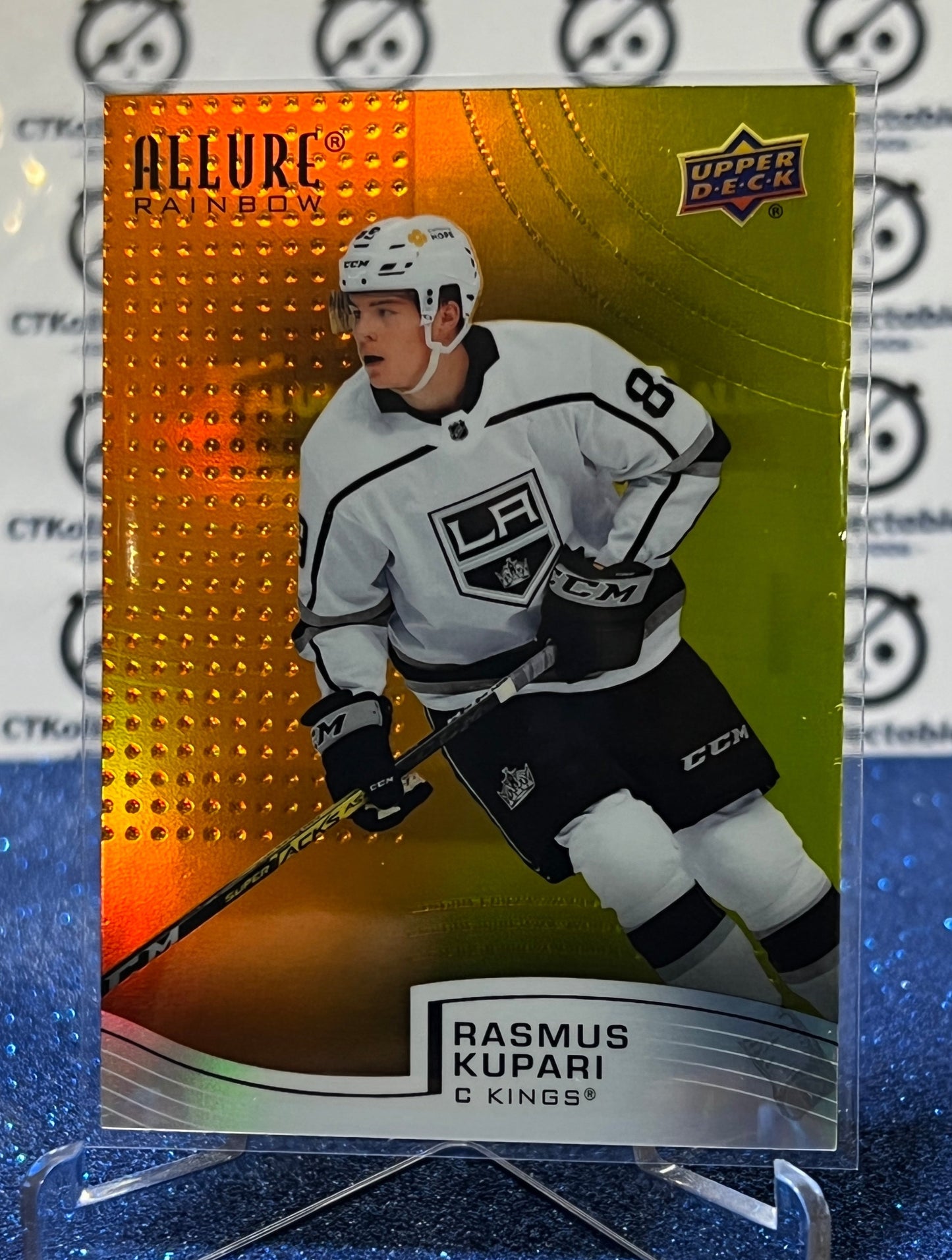 2021-22 UPPER DECK ALLURE RASMUS KUPARI # R-20 RAINBOW ROOKIE LA KINGS NHL HOCKEY CARD