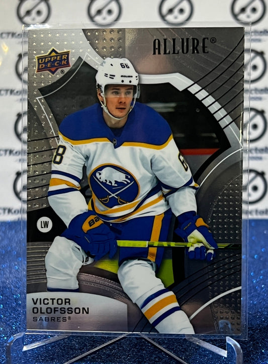 2021-22 UPPER DECK ALLURE VICTOR OLOFSSON # 51  BUFFALO SABRES NHL HOCKEY CARD