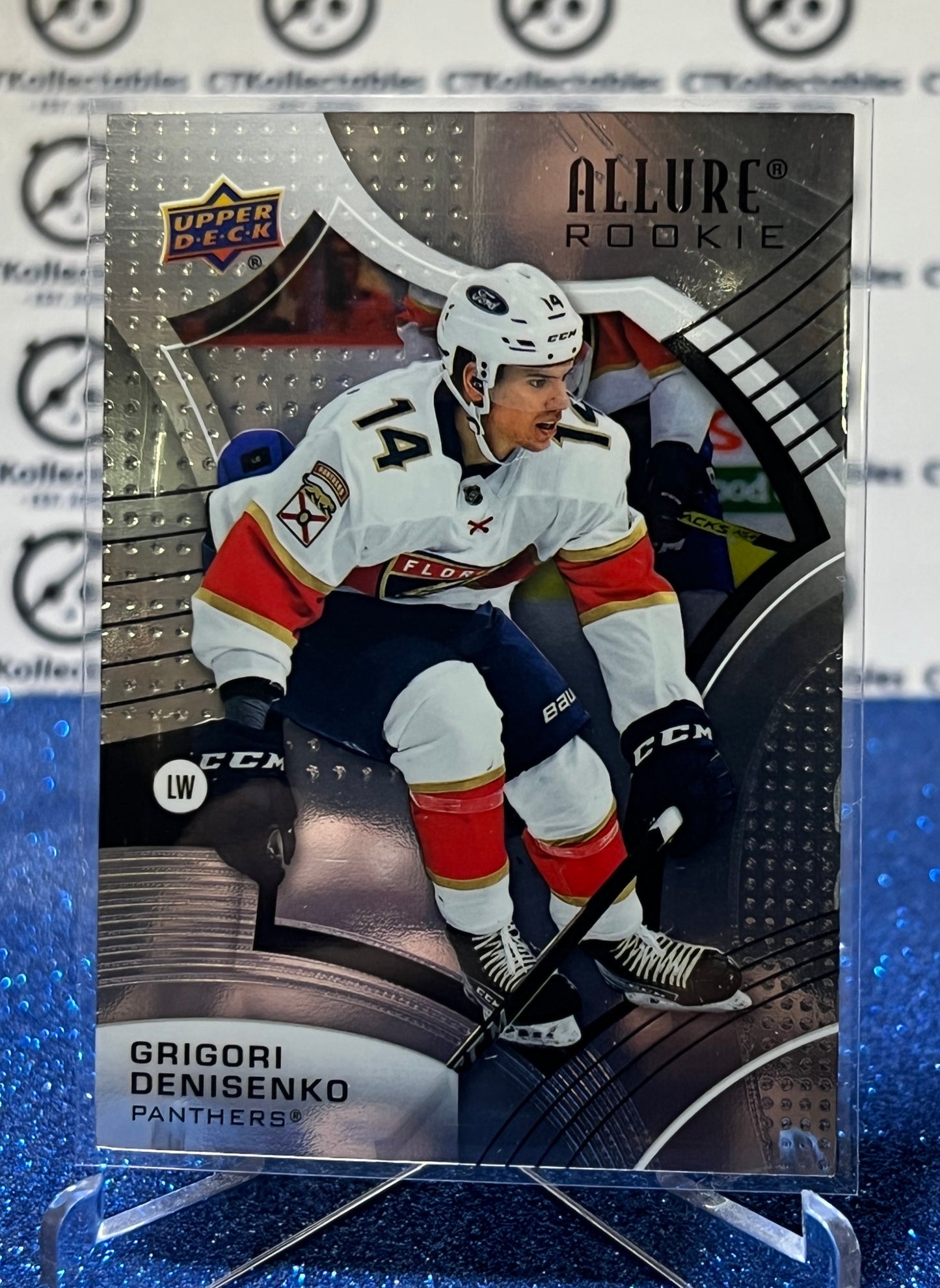 2021-22 UPPER DECK ALLURE  GRIGORI DENISENKO # 125 ROOKIE FLORIDA PANTHERS HOCKEY CARD