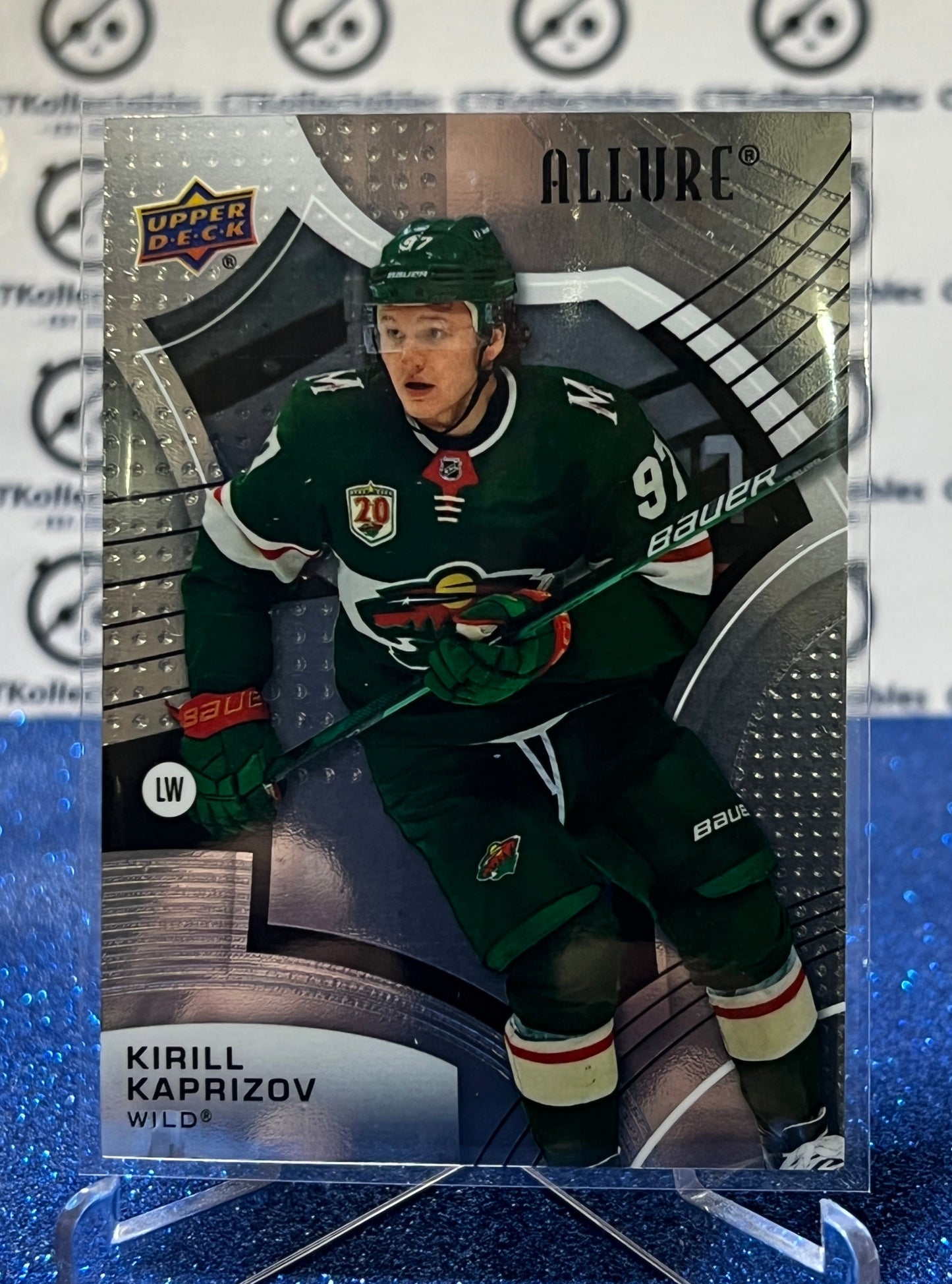 2021-22 UPPER DECK ALLURE  KIRILL KAPRIZOV # 40 ROOKIE MINNESOTA WILD HOCKEY CARD