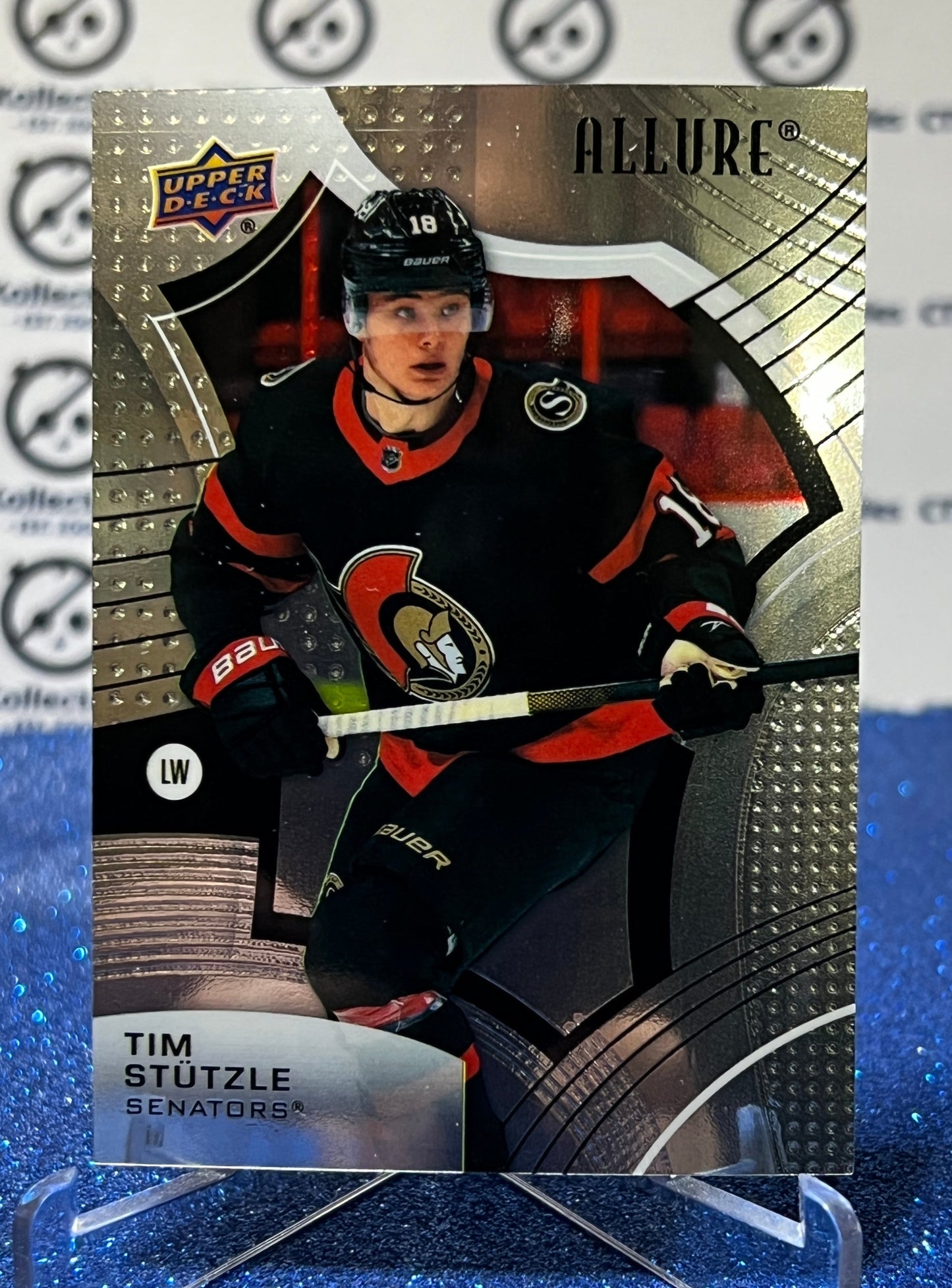 2021-22 UPPER DECK ALLURE TIM STUTZLE # 80 ROOKIE OTTAWA SENATORS HOCKEY CARD