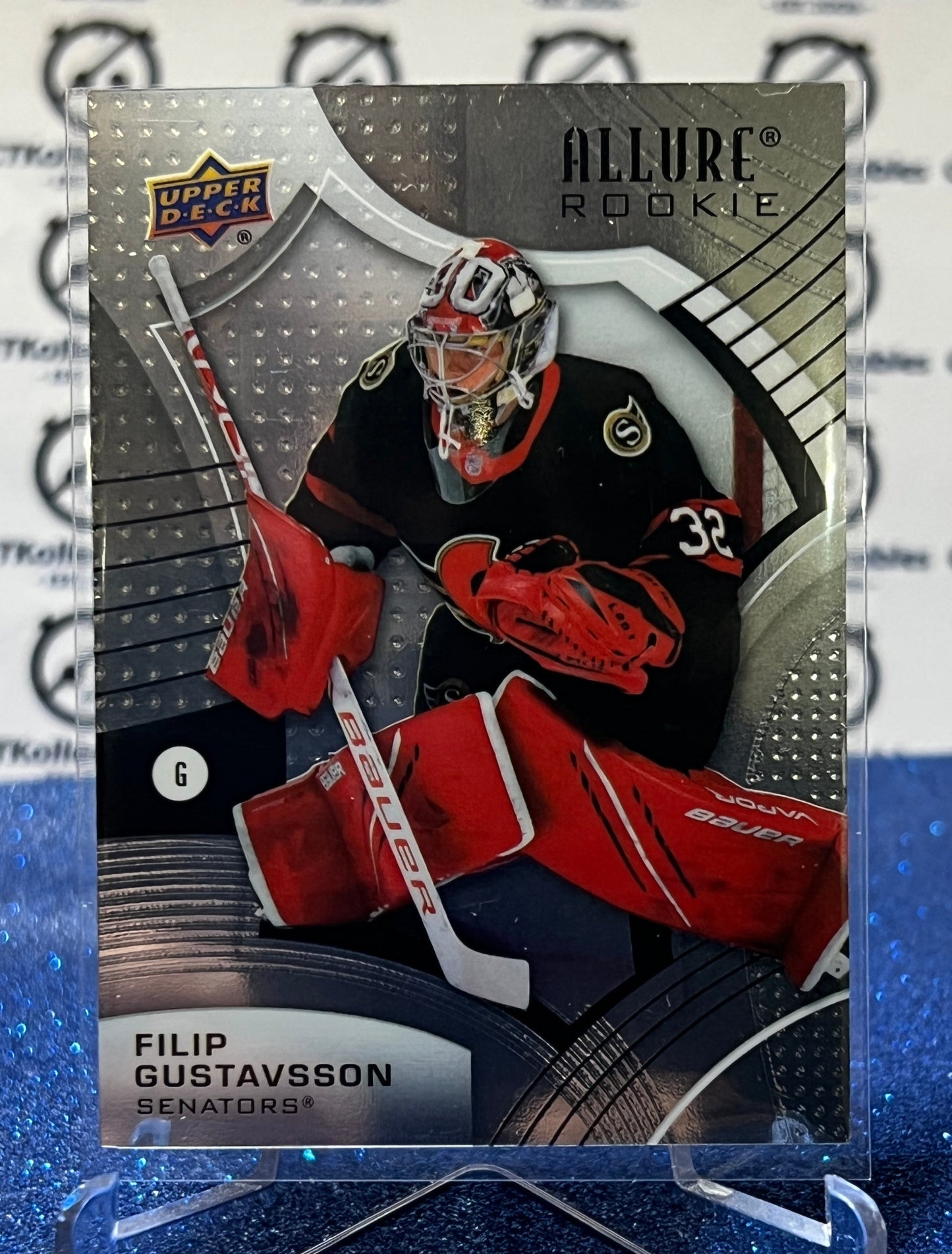 2021-22 UPPER DECK ALLURE FILIP GUSTAVSSON # 148 ROOKIE OTTAWA SENATORS HOCKEY CARD