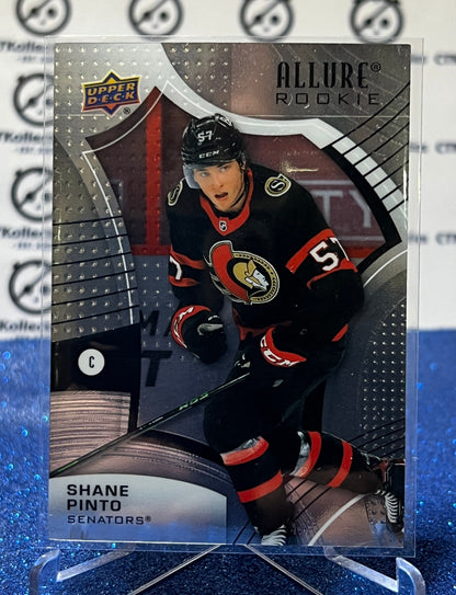 2021-22 UPPER DECK ALLURE SHANE PINTO # 138 ROOKIE OTTAWA SENATORS HOCKEY CARD