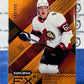 2021-22 UPPER DECK SYNERGY LASSI THOMSON # FXR-LT ORANGE  ROOKIE /449 OTTAWA SENATORS HOCKEY CARD