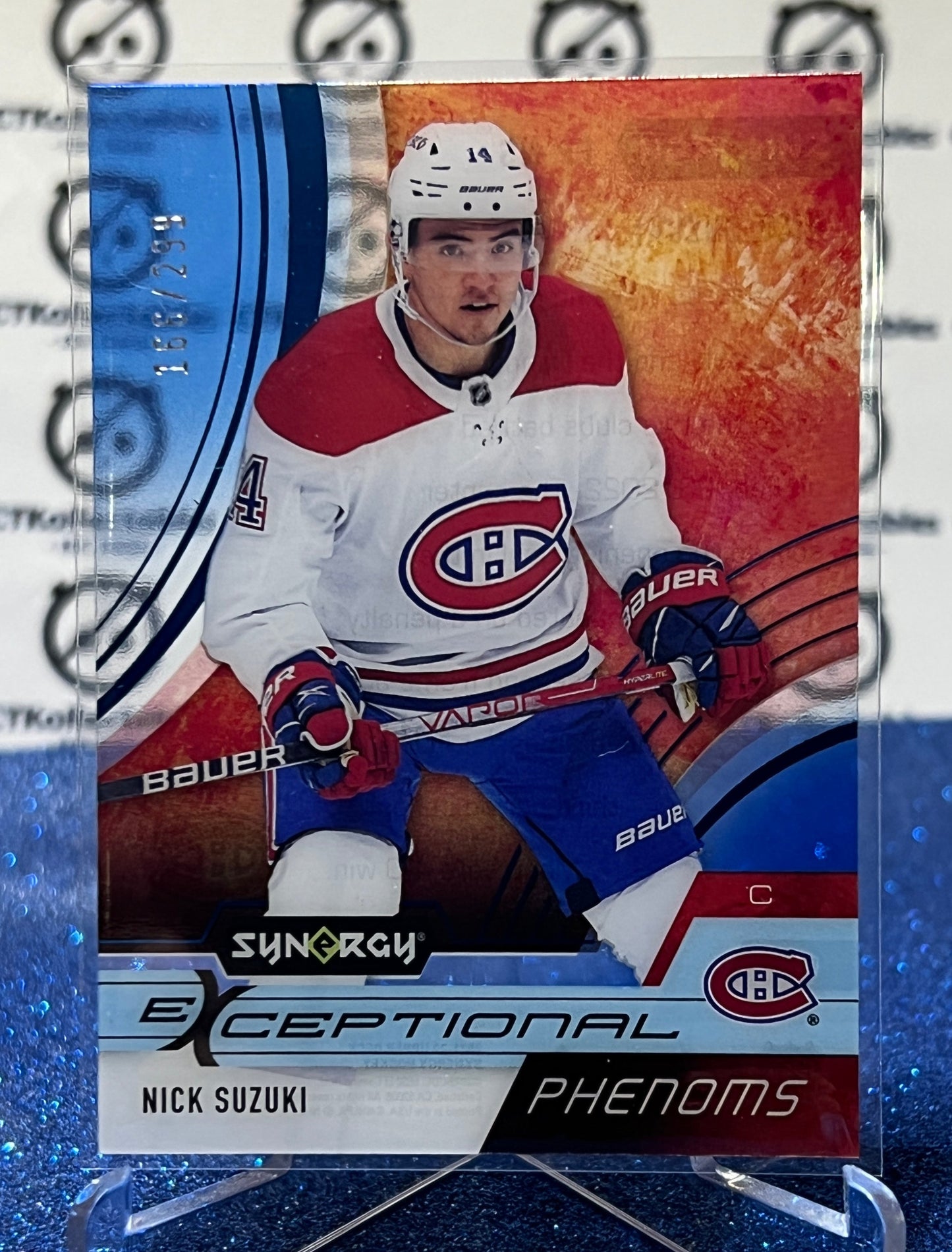 2021-22 UPPER DECK SYNERGY NICK SUZUKI # EP-NS /299 MONTREAL CANADIENS HOCKEY CARD